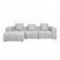 SOFA MODULAR RECLINABLE IZQUIERDO SERATTA GRIS -1-